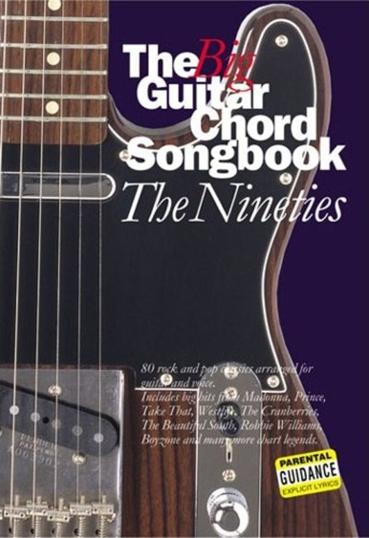 The Big Guitar Chord Songbook The Nineties