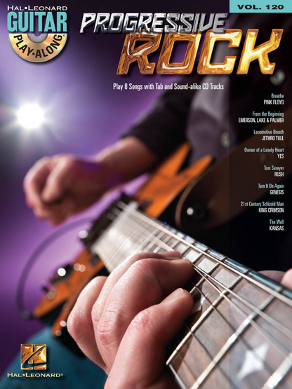 Progressive Rock Guitar Play Along Volume 120 Book & OLA
