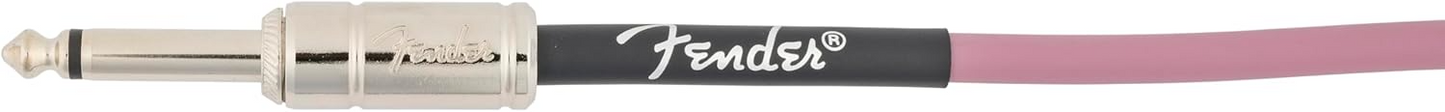 Fender Contour™ Series 30'  Coil Instrument Cable in Burgundy Mist