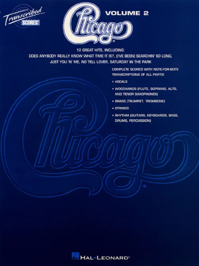 Chicago Transcribed Scores Volume 2 Guitar Tab