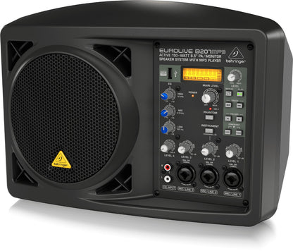 Behringer Eurolive B207MP3 Active 150W 6.5" PA and Monitor Speaker
