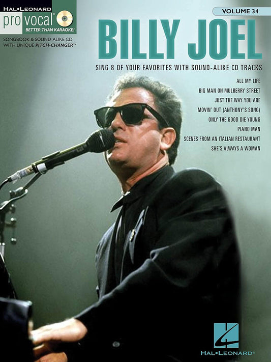 Billy Joel Pro Vocal Men Volume 34 BK/CD