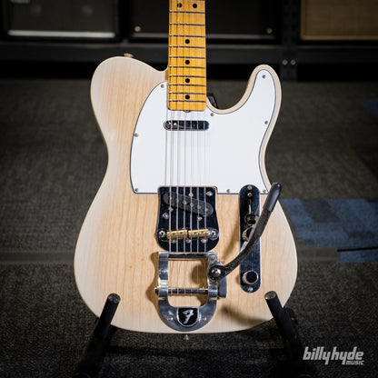 Fender Custom Shop 1967 Telecaster Bigsby DLX Closet Classic Electric Guitar in Natural Blonde