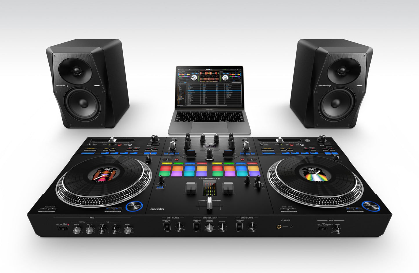 Pioneer DDJ-REV7 Scratch Style 2 Channel Professional DJ Controller in Black