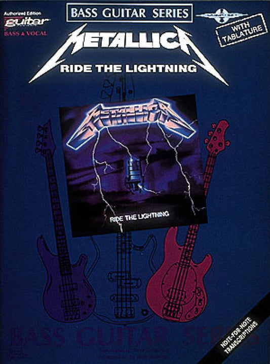 Metallica Ride The Lightning Bass Guitar Tab