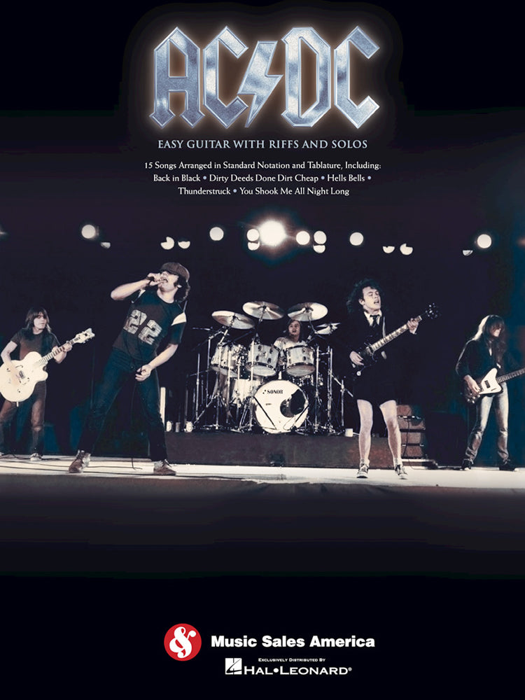 AC DC Easy Guitar Riffs And Solos Tab