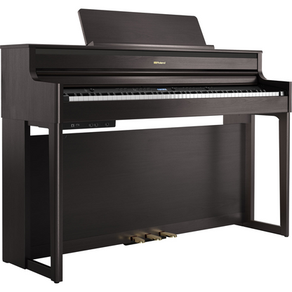 Roland HP704 Home Piano & Stool in Dark Rosewood