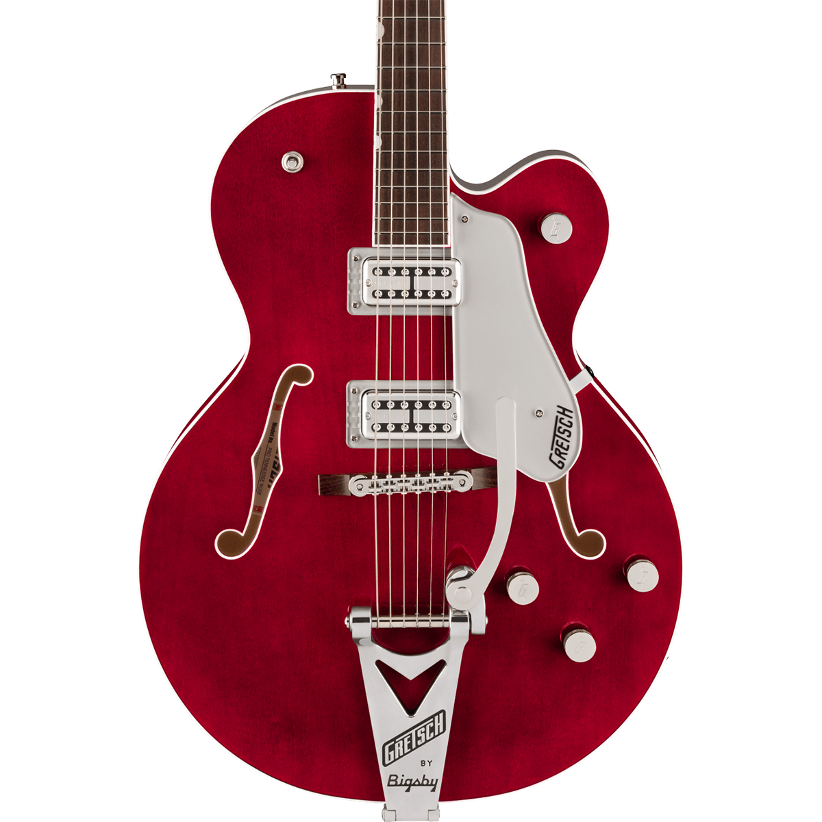 Gretsch Tennessean Hollow Body with String-Thru Bigsby and Nickel Hardware Electric Guitar in Deep Cherry Stain