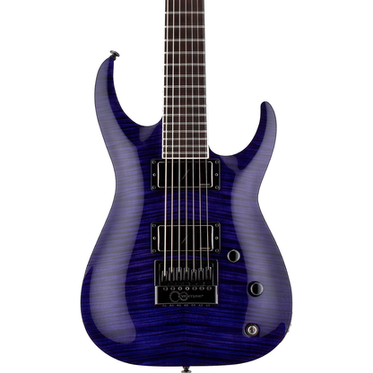 ESP LTD SH 7 EverTune Brian (Head) Welch Signature  Series 7 Strings Electric Guitar in See Thru Purple