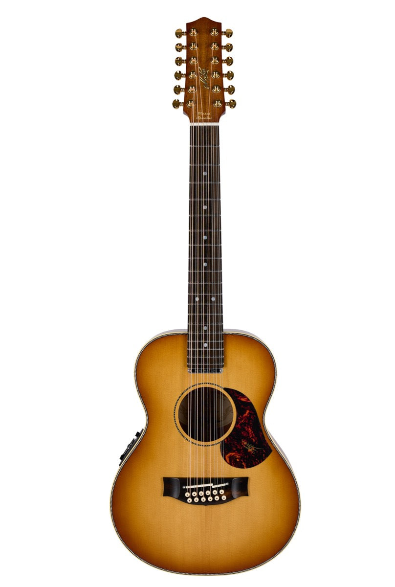 Maton EMD12 Diesel Mini 12 String Acoustic Electric Guitar in Vintage Amber Stain