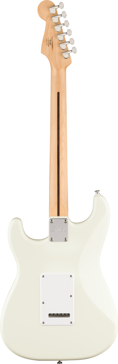 Squier FSR Squier Sonic Stratocaster HSS, Maple Fingerboard, White Pickguard in Arctic White