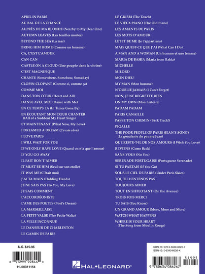 The Big Book Of French Songs PVG