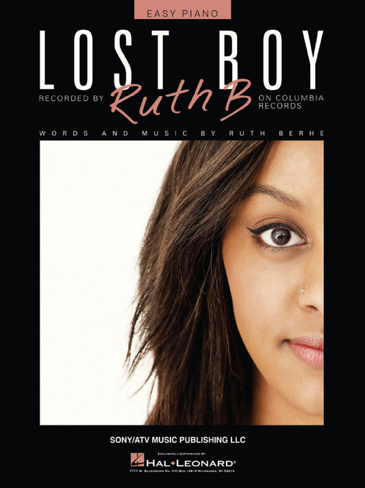 Ruth B Lost Boy Easy Piano S/S
