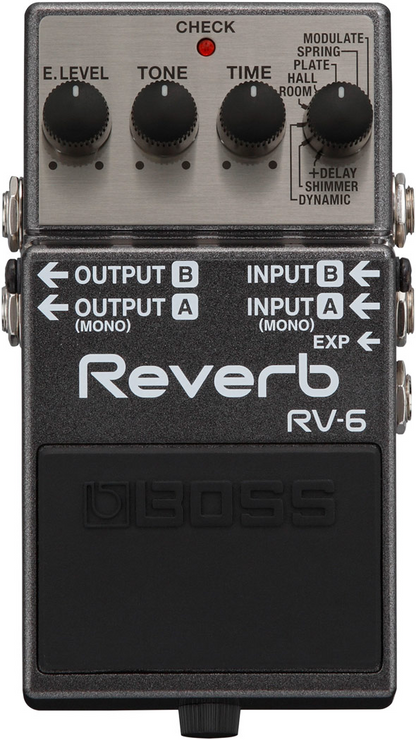 Boss RV6 Digital Reverb Pedal