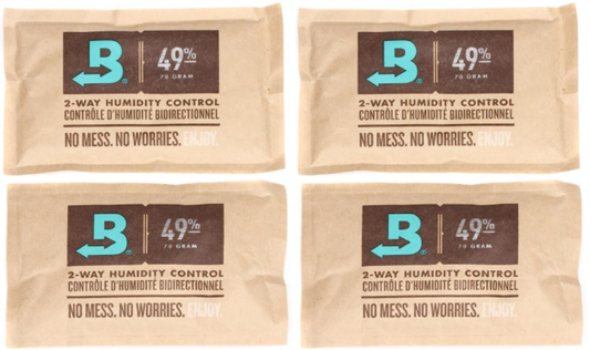 Boveda 2 Way Humidity Control 49% RH SIZE 70 Set of 4 Packets