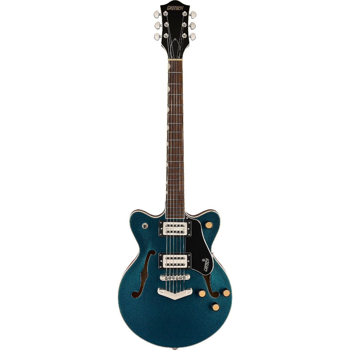 Gretsch G2655 Streamliner Center Block Jr. Double-Cut with V-Stoptail in Midnight Sapphire