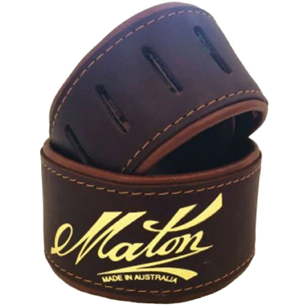 Maton Deluxe Guitar Strap in Brown