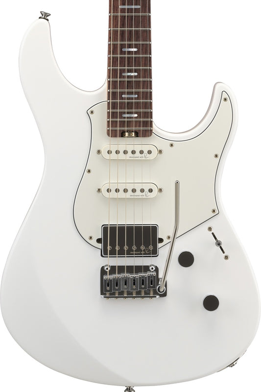 Yamaha PACS+12 Pacifica Standard Plus Electric Guitar in Shell White | BONUS Line 6 POD Express Guitar Processor (Via Redemption)