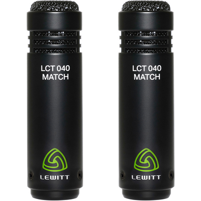 Lewitt LCT 040 Match Stereo Pair Condenser Instrument Microphones in Black