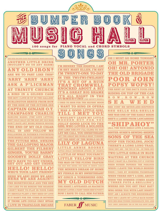 Bumper Book of Music Hall Songs PVG