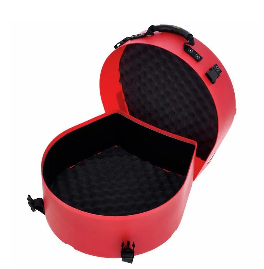 Hardcase 14" Snare Drum Case in Lined Red