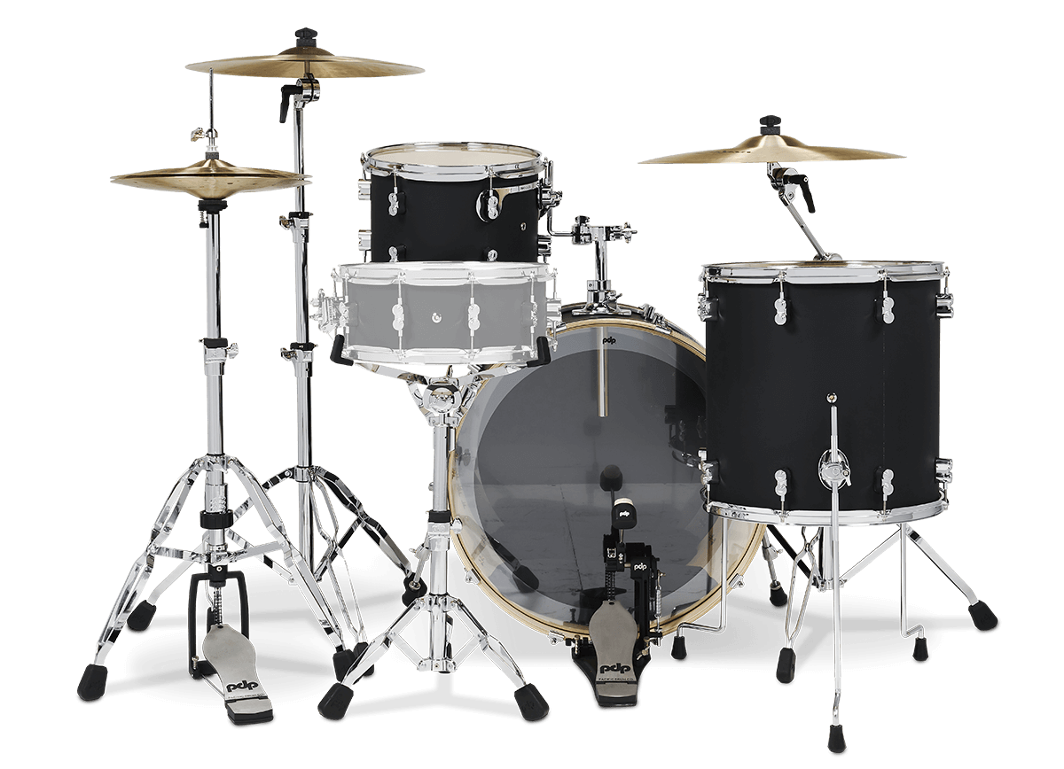 PDP Concept Maple Rock Kit 3 Piece Shell Pack in Satin Black