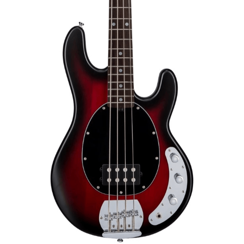 Sterling By Music Man StingRay Ray4 in Ruby Red Satin