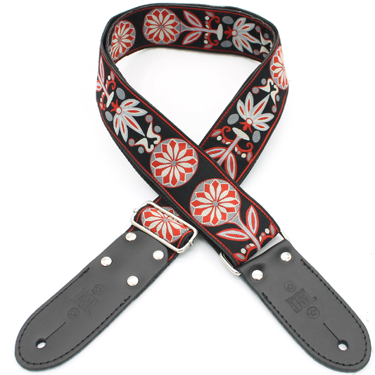 DSL Jacquard Weaving Strap in Fair Red
