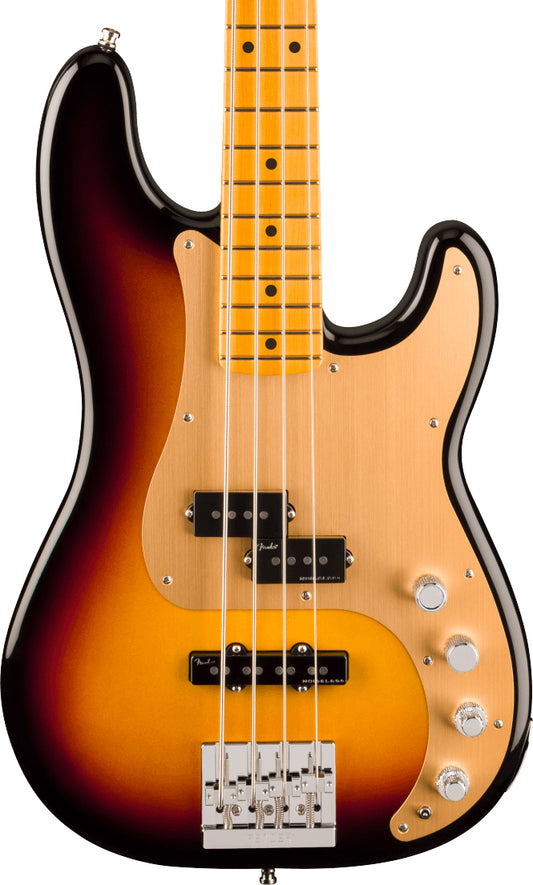 Fender American Ultra II Precision Bass, Maple Fingerboard in Ultraburst