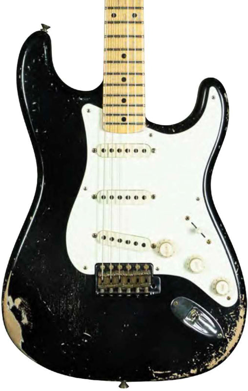 Fender Custom Shop Masterbuilt Dennis Galuszka 1956 Stratocaster Relic in Black