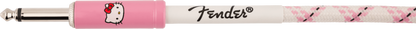 Fender x Hello Kitty Woven Cable 10ft in White/Pink