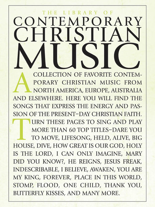 The Library of Contemporary Christian Music PVG