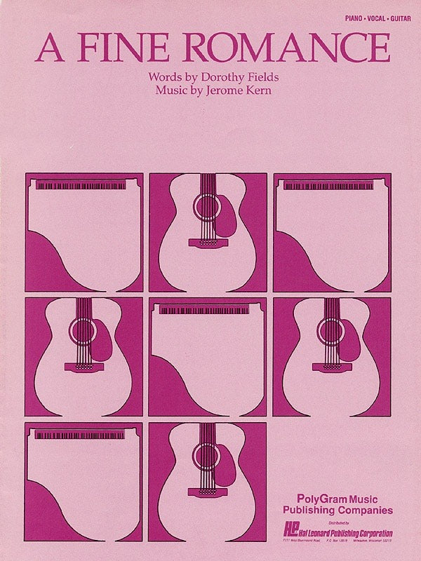 A Fine Romance PVG Single Sheet