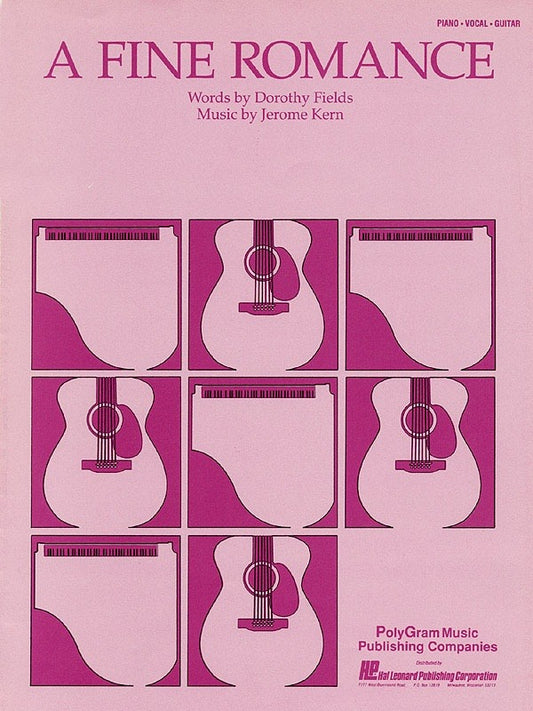 A Fine Romance PVG Single Sheet