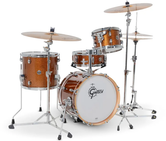 Gretsch Drums Catalina Club Micro 4-Piece Shell Pack in Bronze Sparkle