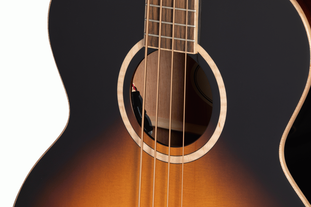 Epiphone El Capitan J200 Studio Bass in Aged Vintage Sunburst