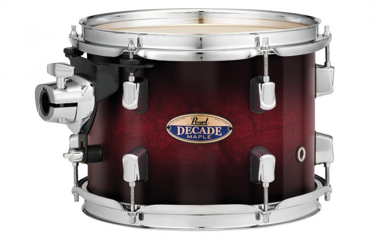 Pearl Decade Maple 2 Piece Shell Pack in Gloss Deep Red Burst