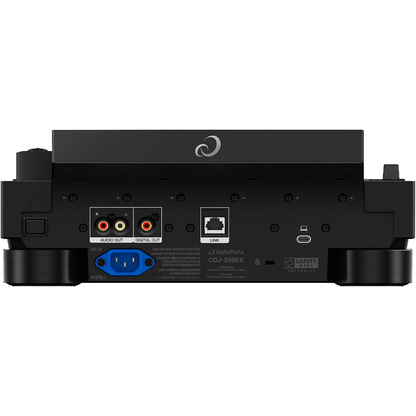 Alpha Theta CDJ-3000X Professional DJ Multi Player in Black