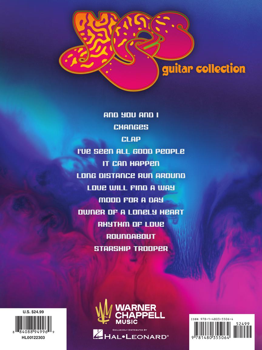 Yes Guitar Collection Recorded Versions Tab