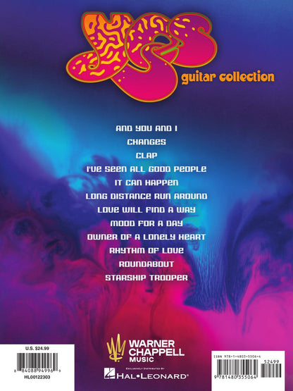 Yes Guitar Collection Recorded Versions Tab