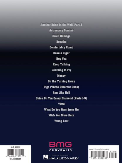 Pink Floyd Guitar Anthology Tab RV