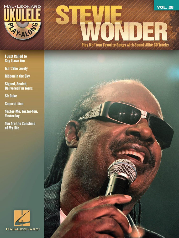 Stevie Wonder Ukulele Play Along Volume 28 BK/CD