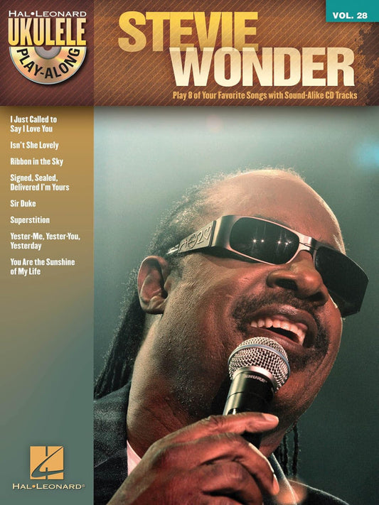 Stevie Wonder Ukulele Play Along Volume 28 BK/CD