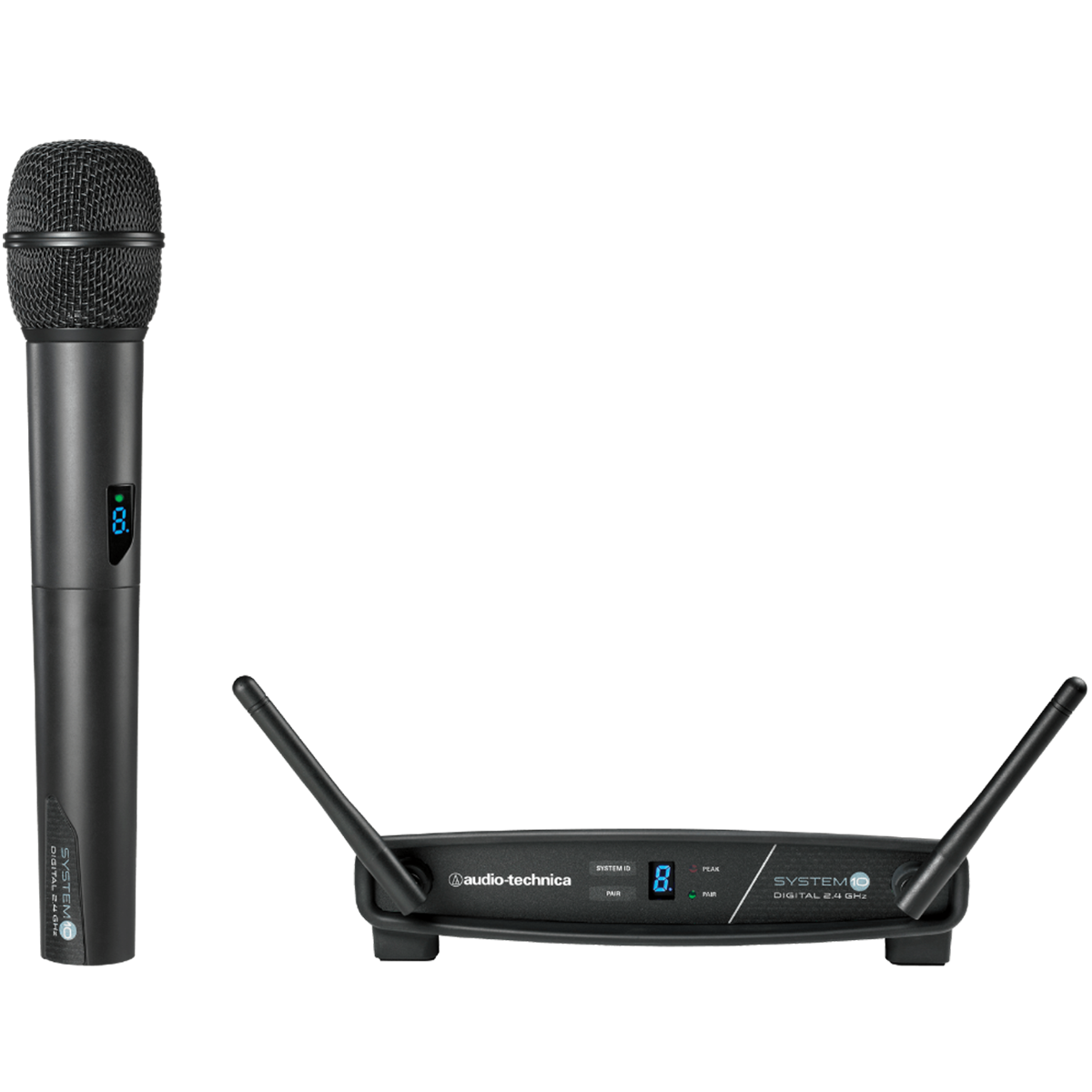 Audio-Technica Handheld Microphone System (Inc. ATW-R1100 Receiver + ATW-T1002 Handheld Transmitter)