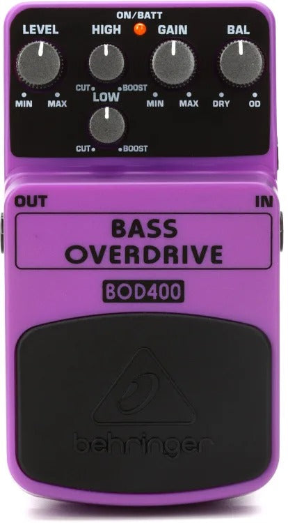 Behringer BOD400 Bass Overdrive Pedal