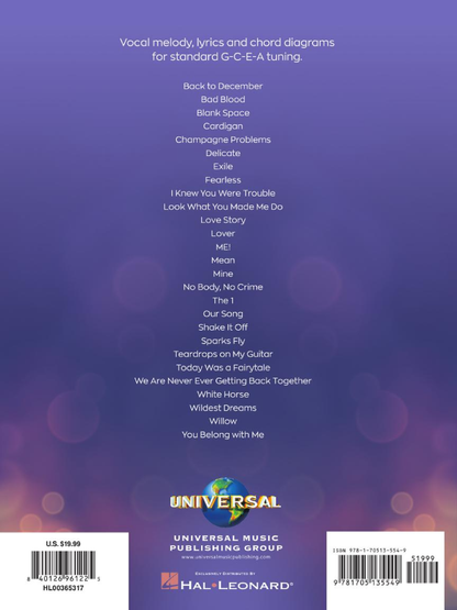 Taylor Swift Ukulele Collection 27 Hits to Strum & Sing