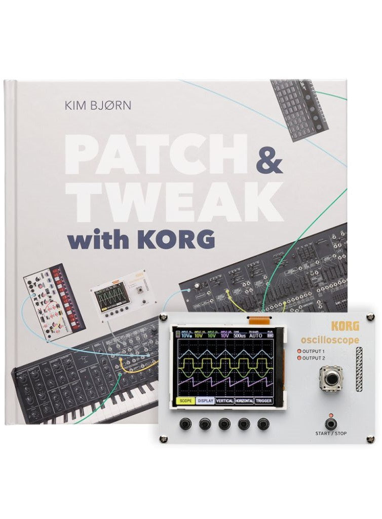 Korg NTS 2 Oscilloscope Kit + Patch & Tweak Book Bundle