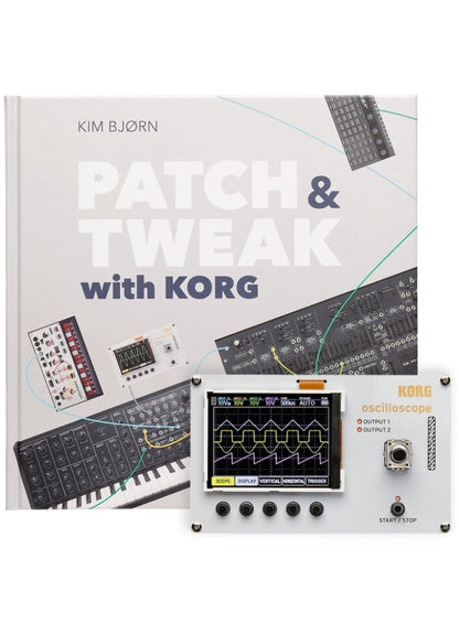 Korg NTS 2 Oscilloscope Kit + Patch & Tweak Book Bundle