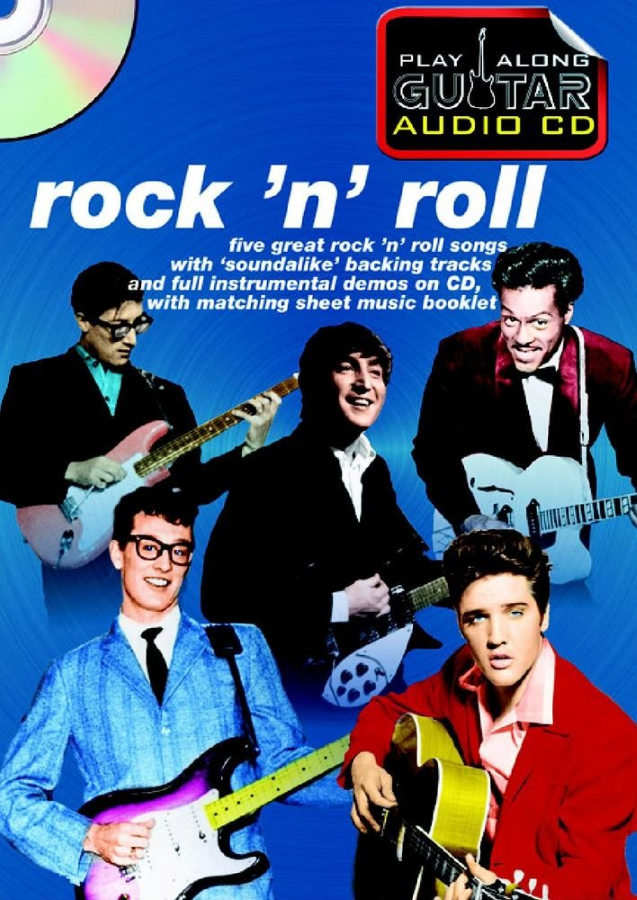 Play Along Guitar Audio CD Rock N Roll Book & CD