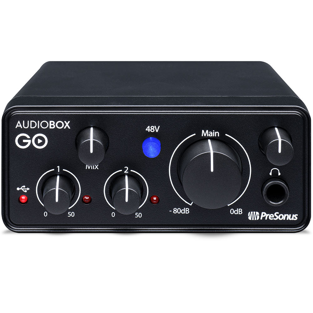 PreSonus AudioBox GO Compact 2x2 USB Audio Interface